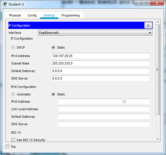 2.9.1 Packet Tracer - Basic Switch and End Device Configuration - Instructions Answer 2