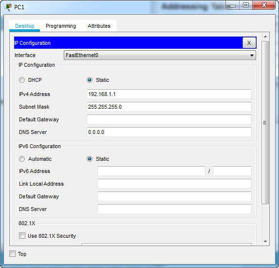 2.7.6 Packet Tracer - Implement Basic Connectivity (Instructions Answers) 4