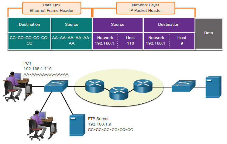 CCNA 1 v7.0 Curriculum: Module 3 - Protocols and Models 72