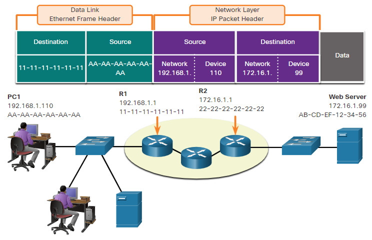 CCNA 1 v7.0 Curriculum: Module 3 - Protocols and Models 74