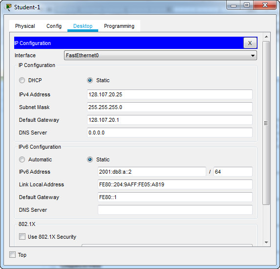 10.4.3 Packet Tracer - Basic Device Configuration (Instructions Answer) 3