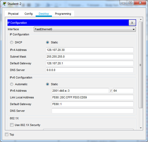 10.4.3 Packet Tracer - Basic Device Configuration (Instructions Answer) 4