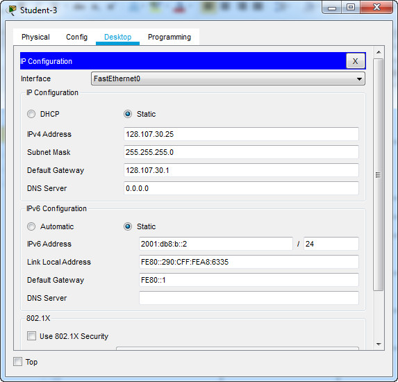 10.4.3 Packet Tracer - Basic Device Configuration (Instructions Answer) 5