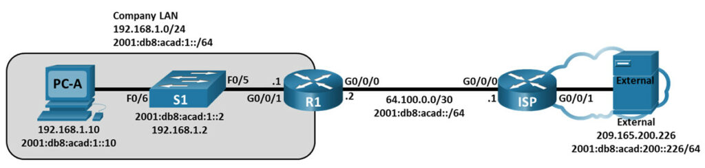 13.3.2 Lab - Use Ping and Traceroute to Test Network Connectivity (Answers) 3