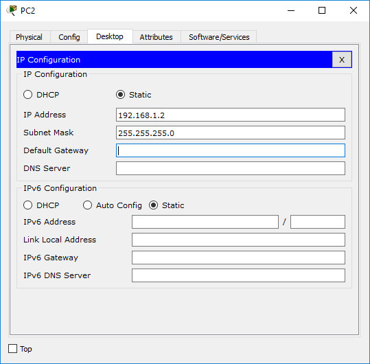 2.7.6 Packet Tracer - Implement Basic Connectivity (Instructions Answers) 7